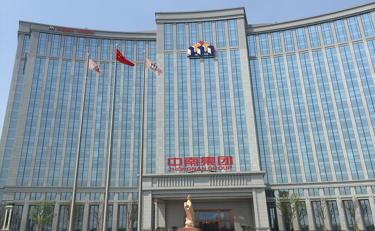 两翼旋转门工程案例:南通中南集团